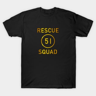 Rescue Squad 51 (Gold) T-Shirt